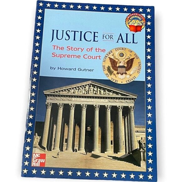 Children's Book Justice For All The Story Of The Supreme Court By Howard Gutner - Picture 1 of 3